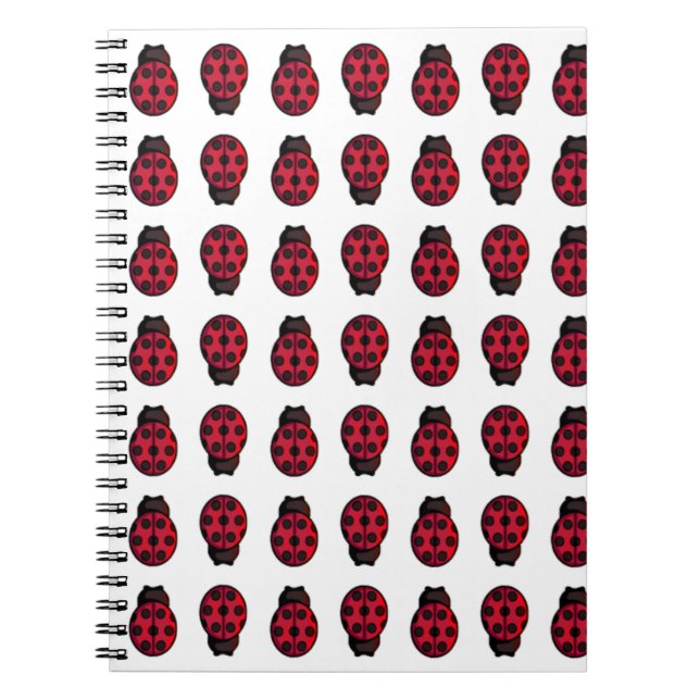 Ladybug Pattern Notebook (Front)