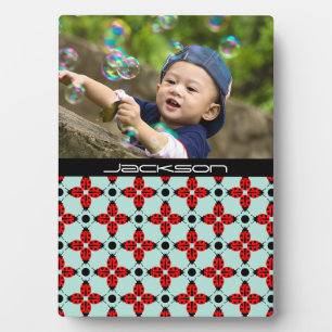 Ladybug Pattern  Plaque