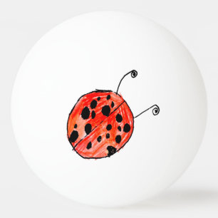 Ladybug Ping Pong Ball