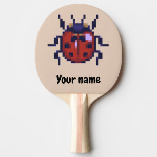 Ladybug, Pixel Ladybug Ping Pong Paddle