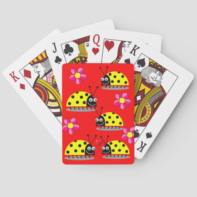 Ladybug Playing Card Deck (Back)