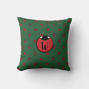 Ladybug Polka Dots Pillow
