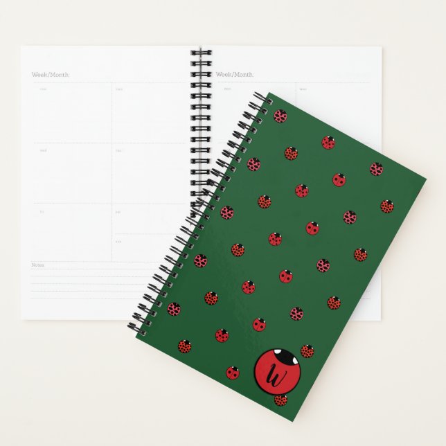 Ladybug Polka Dots Planner (Display)
