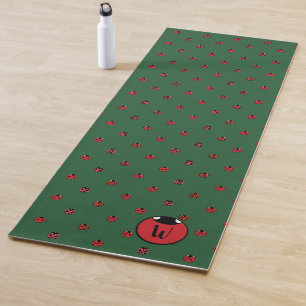 Ladybug Polka Dots Yoga Mat