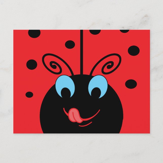Ladybug Postcard (Front)