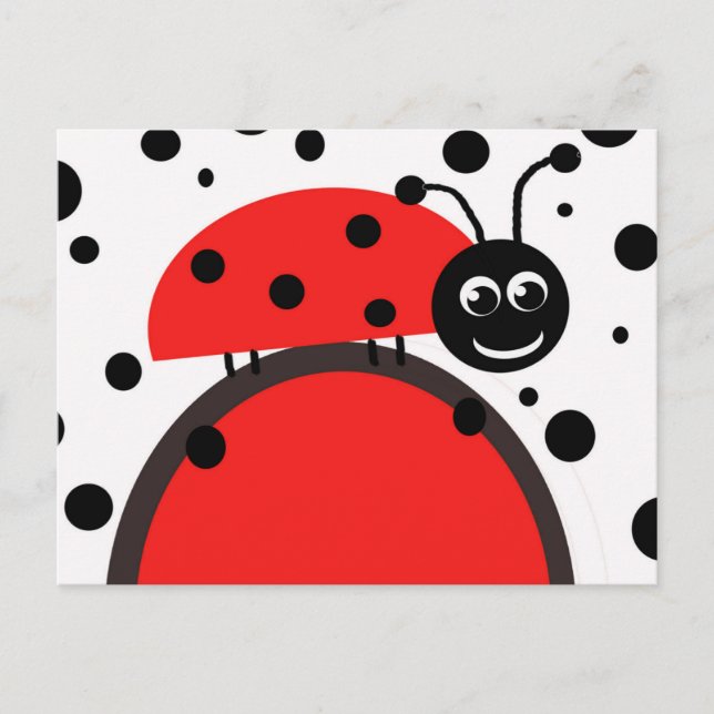 Ladybug Postcard (Front)