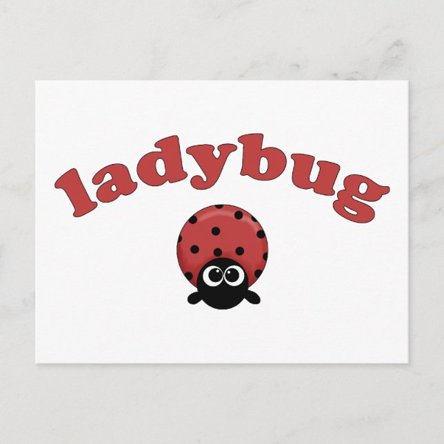 Ladybug Postcard (Front)