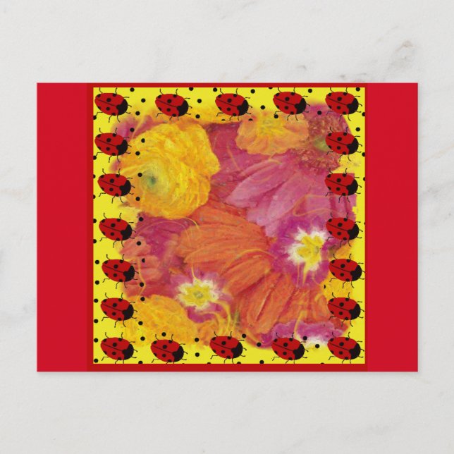 Ladybug Postcard (Front)