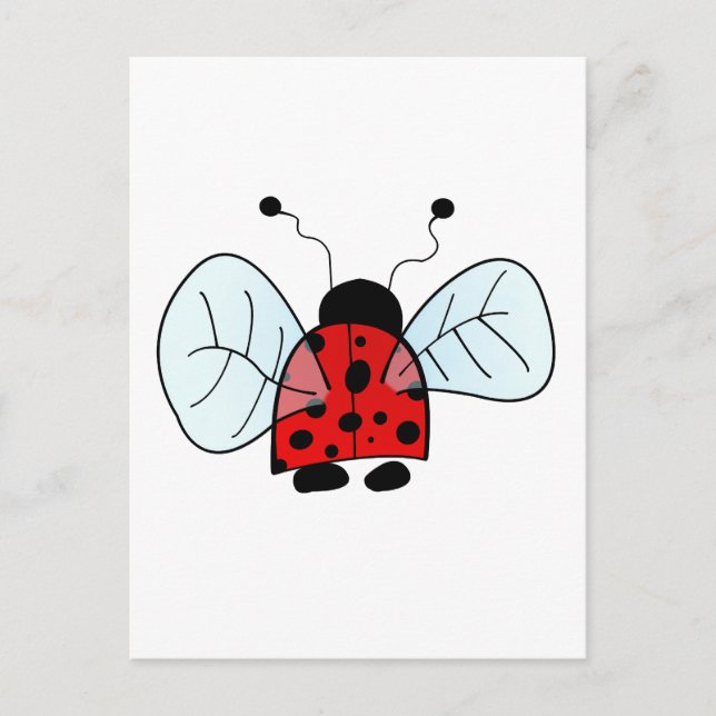 Ladybug Postcard (Front)