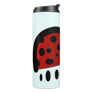 Ladybug Postcard Thermal Tumbler