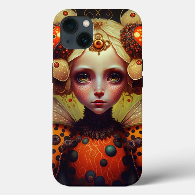 Ladybug Queen 2 Cute Fantasy Art Case-Mate iPhone Case (Back)