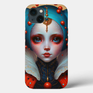 Ladybug Queen Cute Fantasy Art iPhone 13 Case