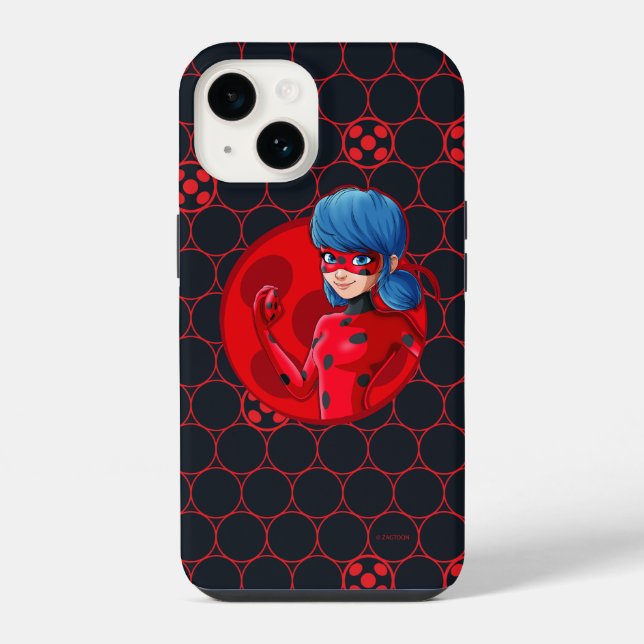 Ladybug Red Badge iPhone Case (Back)