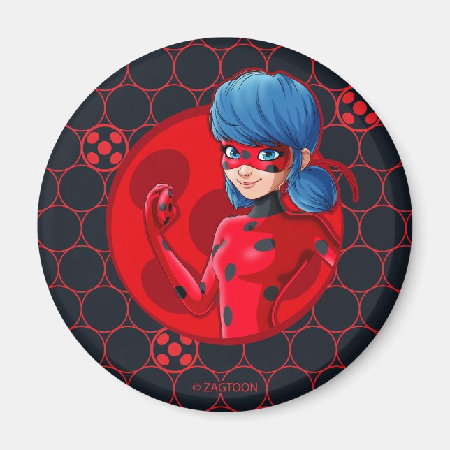 Ladybug Red Badge Magnet (Front)