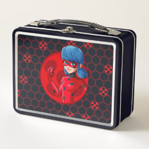 Ladybug Red Badge Metal Lunch Box