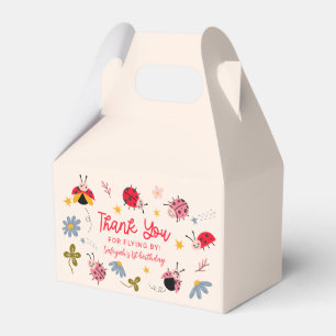Ladybug Red Bug Birthday Party Favour Box
