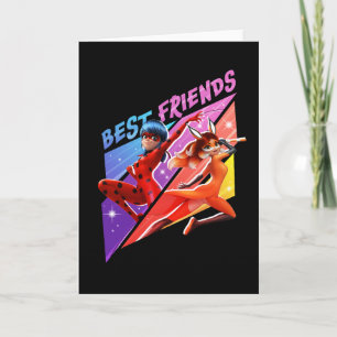 Ladybug & Rena Rouge   Best Friends Card