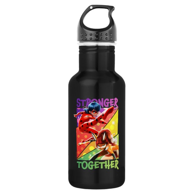 Ladybug & Rena Rouge | Stronger Together 532 Ml Water Bottle (Front)