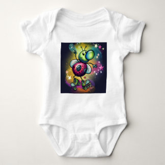 Ladybug Roller Disco Baby Bodysuit