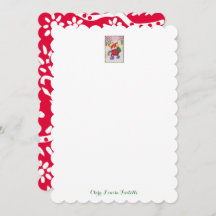 Ladybug Santa Personalised Notes