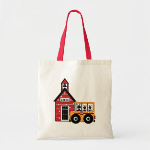 Ladybug School and School Bus Tshirts and Gifts Tote Bag