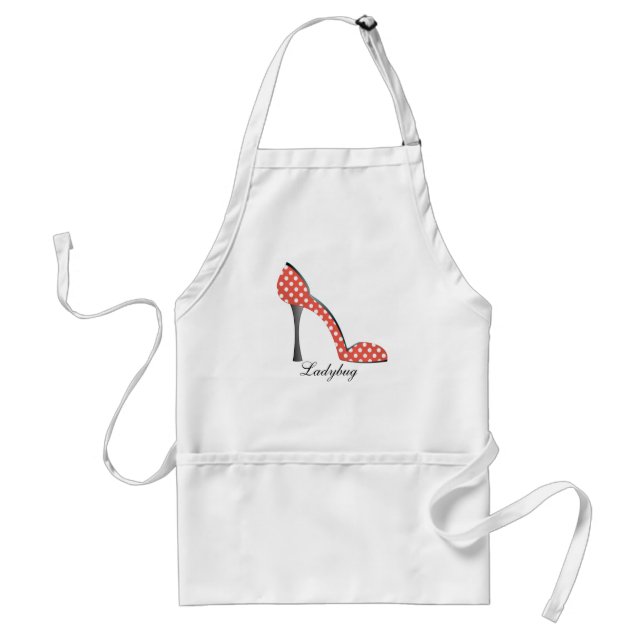 Ladybug Shoe Standard Apron (Front)