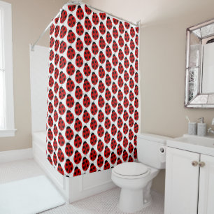 Ladybug Shower Curtain