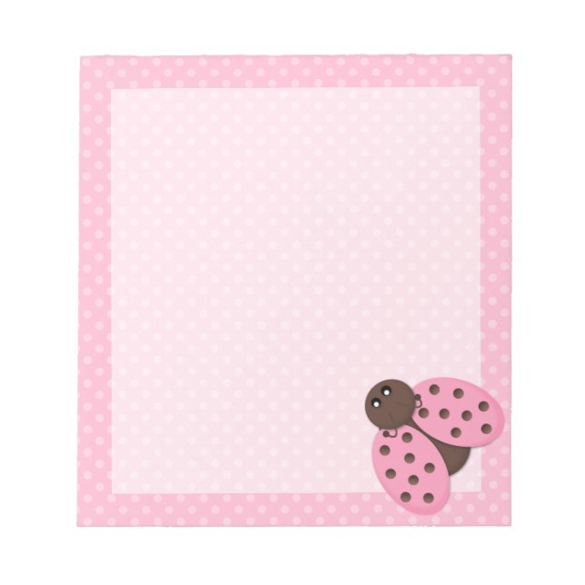 Ladybug Small Notepad (Front)