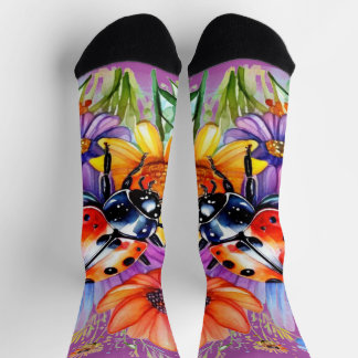 Ladybug Socks