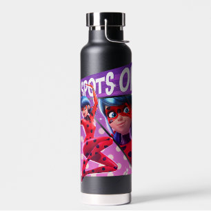 Ladybug   Spots On Purple Graphic Water Bottle