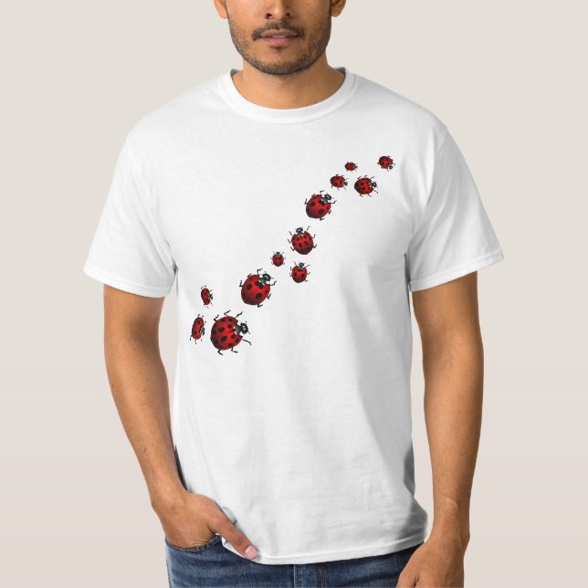Ladybug T-shirts Ladybug Unisex Shirts (Front)