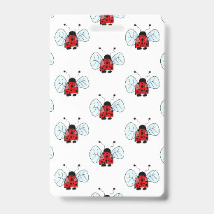 Ladybug Table Lamp ID Badge