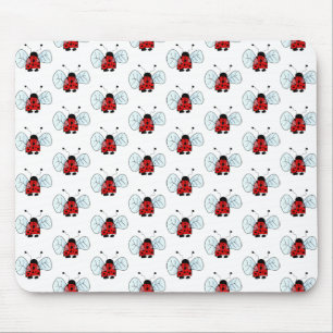Ladybug Table Lamp Mouse Pad