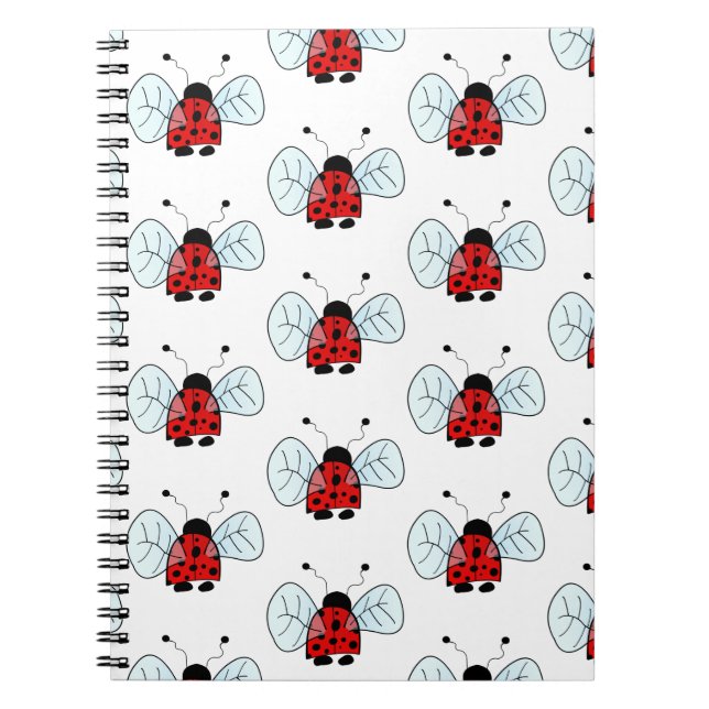 Ladybug Table Lamp Notebook (Front)