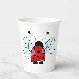 Ladybug Table Lamp Paper Cups