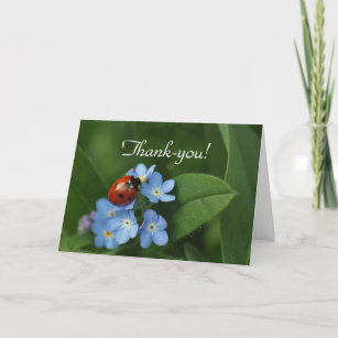 Ladybug Thank-You Thank You Card