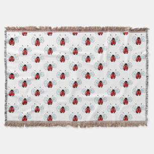 Ladybug   throw blanket