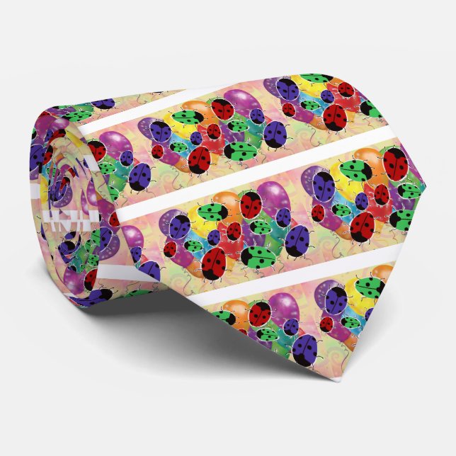 Ladybug Tie (Rolled)