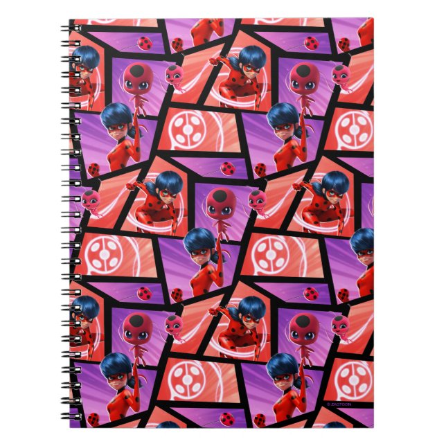 Ladybug & Tikki Pattern Notebook (Front)