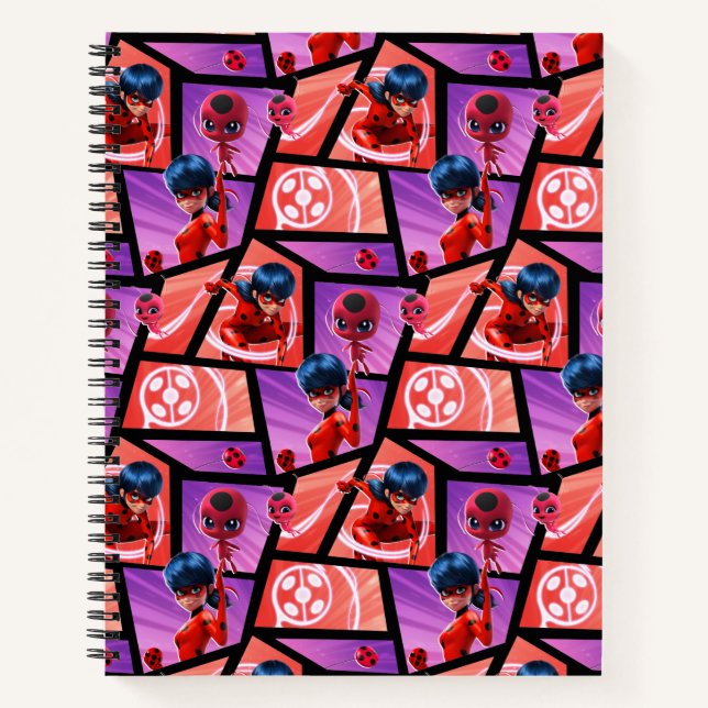 Ladybug & Tikki Pattern Notebook (Front)