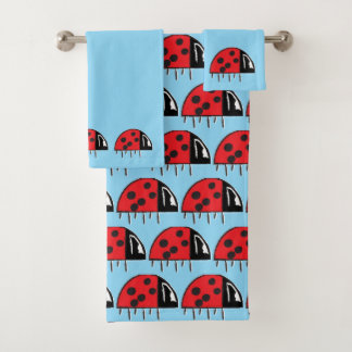 Ladybug Towel Set