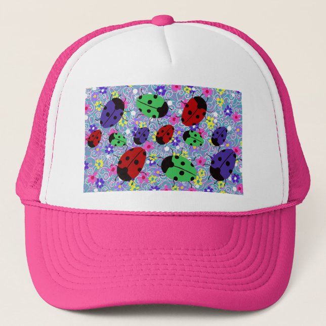 Ladybug Trucker Hat (Front)