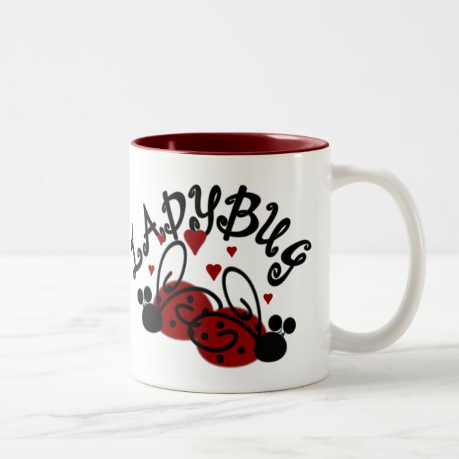 Ladybug Two-Tone Coffee Mug (Right)