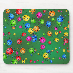Ladybug Wallpaper Mouse Pad