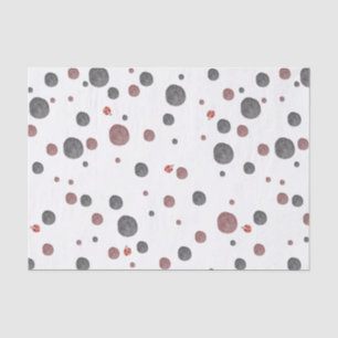 Ladybug Watercolor Dots Tissue Paper