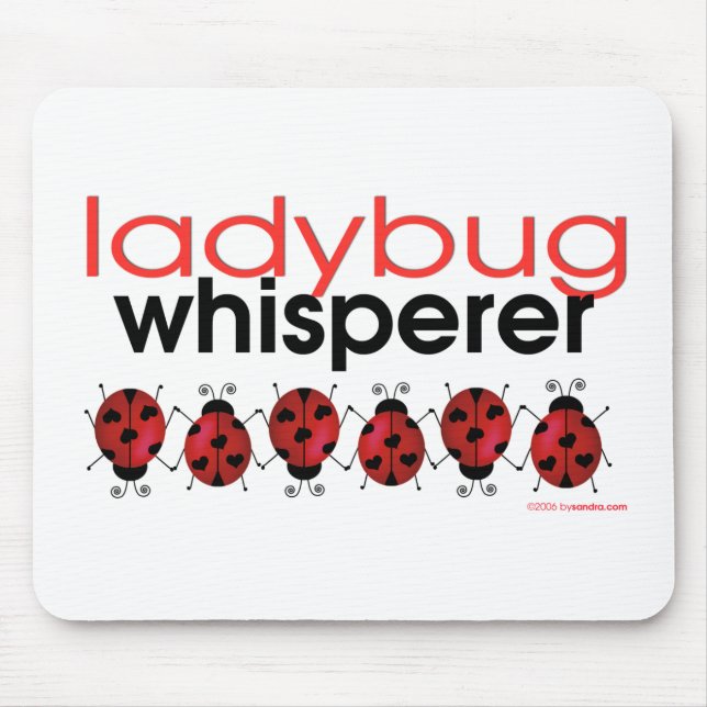 Ladybug Whisperer Mouse Pad (Front)
