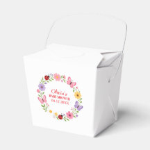 Ladybug Wildflower Baby Girl Shower