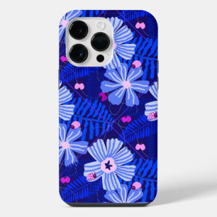 Ladybug & Wildflowers Midnight Blue iPhone 14 Pro Max Case