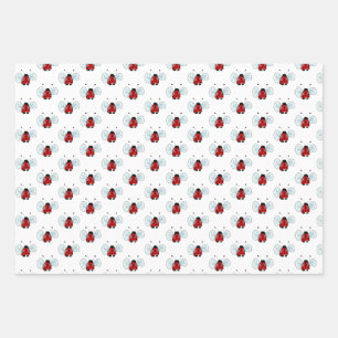 Ladybug  wrapping paper sheet