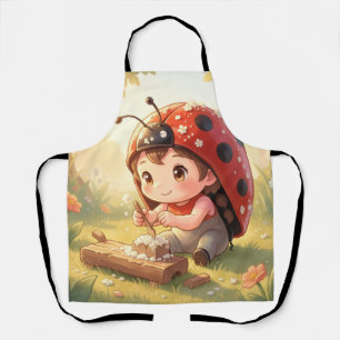Ladybugs and the Hidden Nectar Kingdom Apron